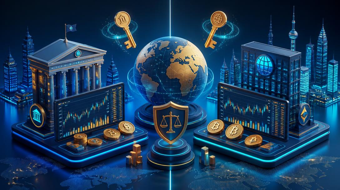 Ilustração do artigo: Exchanges nacionais ou internacionais: onde o risco realmente está