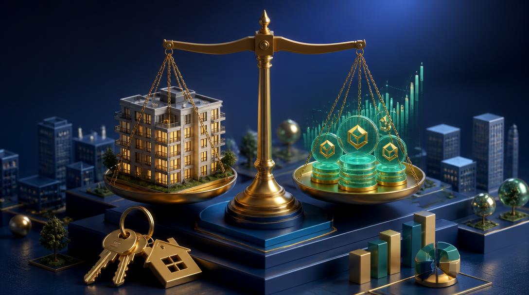 Ilustração do artigo: Fundos imobiliários ou imóvel físico: comparativo em 12 critérios